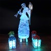 DRomance 11" Angel Snow Globe Lantern Battery Operated with 6