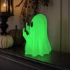 Halloween Ghost Statue Decor for Home – Glowing Spooky Resin