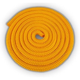HAEST Comba para niños y adultos  2,10 m de longitud  amarillo  88 g de peso  ideal para deportes escolares y de clubes  resistente y adaptable