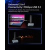 AMZPILOT Tool-Free M.2 SSD to USB C Dock with Travel