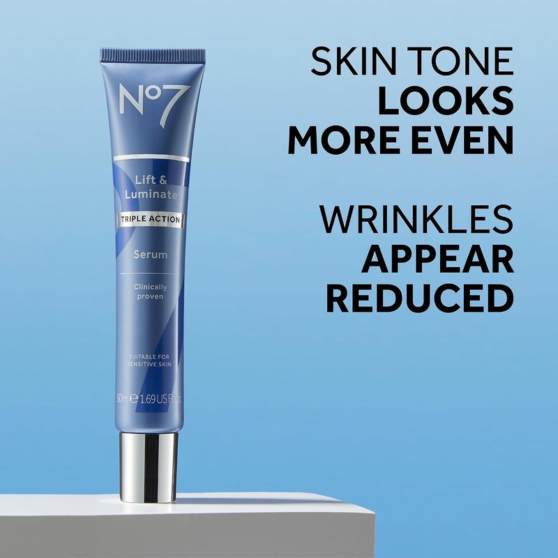 No7 Lift & Luminate Triple Action Serum, 50 ml, Extra
