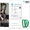 FresKaro UIAA Certified 25KN Auto Locking Climbing Carabiner Clips, Twist