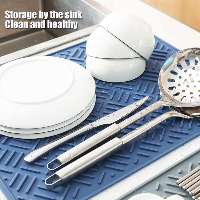 Silicone Heat Insulation Pad Desktop AntiScaldWaterproof Silicone Pad for Home