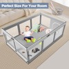 Large Baby Playpen for Babies and Toddlers, Playpen 74×50, Large