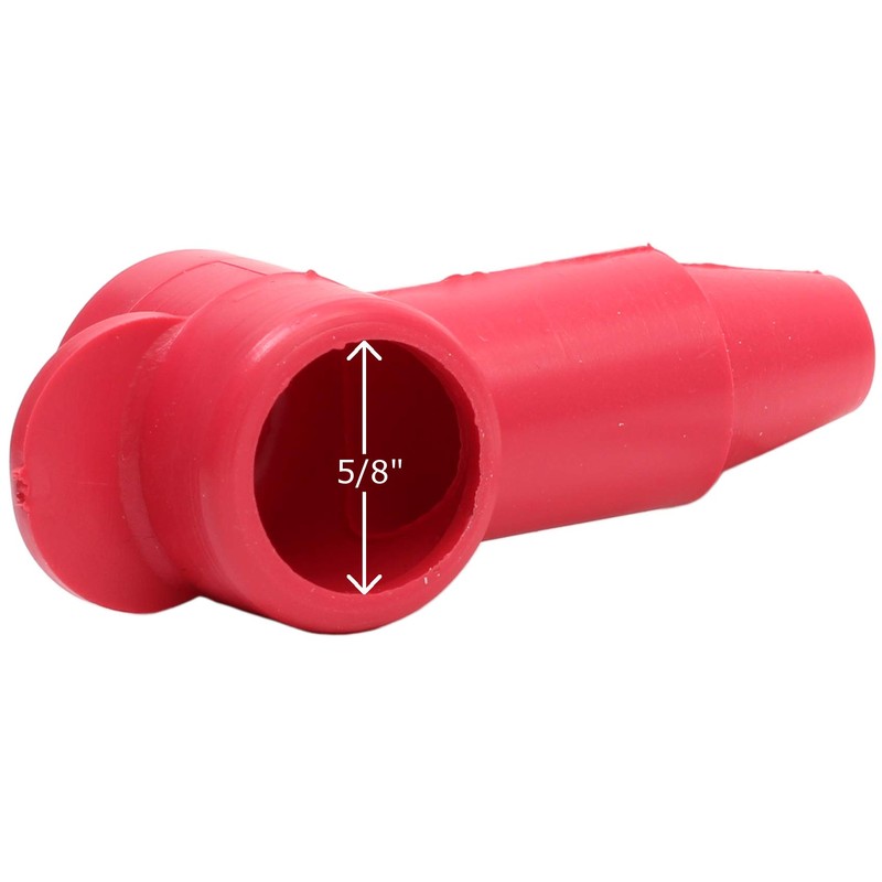 Fastronix - Tapa para terminal de tornillo (tamaño pequeño), Rojo