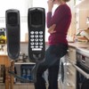 KX T628 Black for English Wired Desktop Wall Phone Landline