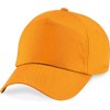 Beechfield Plain Unisex Junior Original 5 Panel Baseball Cap (One