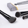 KINGMAS Kabuki Makeup Brushes, 3Pcs Angled Foundation Brush & Contour
