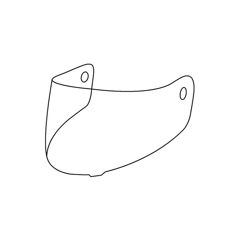 Bogotto Phantom Visor, Clear, One Size