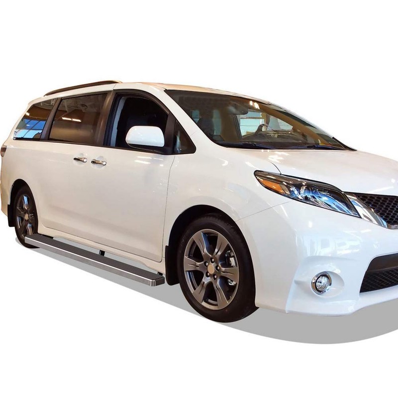 HD Ridez Running Board Side Step Bars 6" Silver Compatible