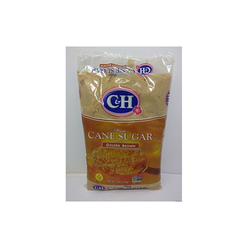 C&H Golden BrownSugar 100% Pure Cane NON GMO 7lb Bag