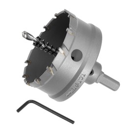 CoCud Hole Saw, 75mm Cutting Diameter, Carbide Tipped Tooth Hole Cutter Drill Bit - (Applications: for Stainless Steel Sheet Metal), 1-Piece