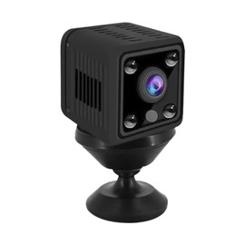 1080P Mini Camera Video Cam Full HD Camcorder 155° Wide Angle IR Night Vision Motion Detection WiFi Function 128GB Extended Memory for Baby Pet Home Security Monitoring BBZY