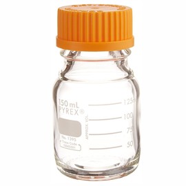 Corning Pyrex® #1395-150, 150mL Round Media Storage Bottles, with GL45 Screw Cap (Single)