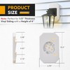 2 Pack Vinyl Siding Mounting Blocks, 8141DBL Outdoor Light Mounting