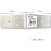 WAKI BK-824 Stainless Steel Wide Corner Metal 3.5 inches (90