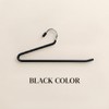 Pants Hangers 10 Pack, Space-Saving Open-End Metal Trouser Hangers with