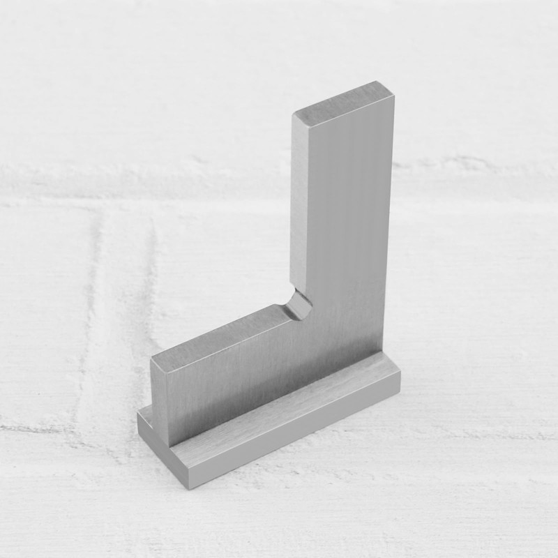 EMSea Machinist Square, 50x40mm, Carbon Steel, Solid Construction, DIN875/2 Precision,