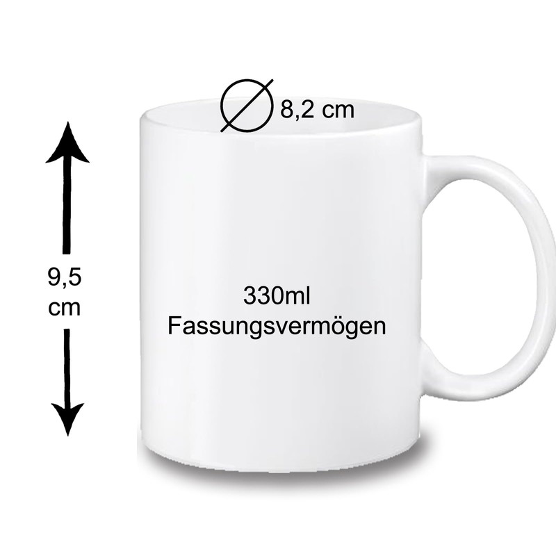 Tasse Danke für Alles mit Regenbogen – Geschenk für Erzieherin,
