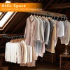 Aduanbang 64.9in Industrial Pipe Wall Mounted Clothes Rack, Heavy Duty