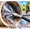 1/4" Pressure Washer Sewer Jet Nozzle for Drain Cleaning –