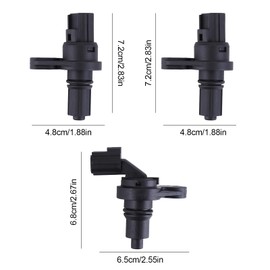 Vorally 3Pcs Transmission Speed Sensors Compatible for Dodge Avenger Journey Chrysler Sebring Town & Country Pacifica Routan Transmission Speed & Transfer Shaft Sensor Replaces 5078930AA 5078554AA