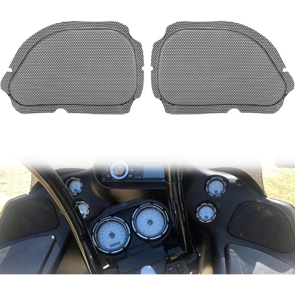 VPZMT Fairing Mesh Front Speaker Grills Cover Trim Replacement Fits