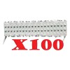 100 Pz Modulo 3 Leds 2835 110v220v Ip65 Luz Bca
