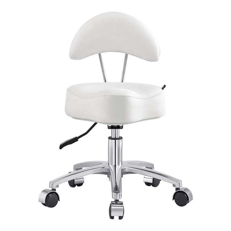Dir Pedicure Stool Low Sitting Roller Pedi Technician Stool Medusa