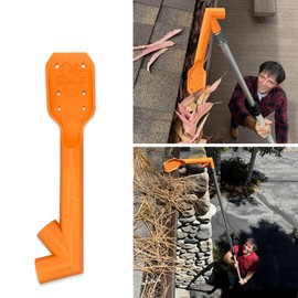 MCCAULEY Gutter Beast Gutter Cleaning from The Ground, Plus Clean from roof, and Clean Off Gutter Guards from The Ground.