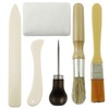 XGNG 6PCS Bookbinding Kit Folding Book Binding Tool Bone Folders