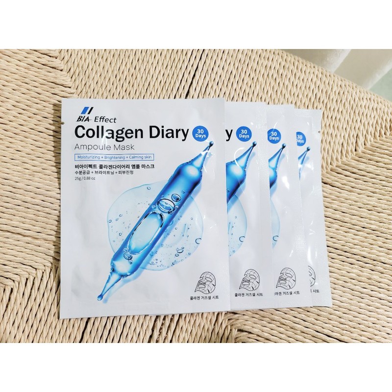 B.I.Effect Collagen Diary Ampoule Mask 25g, 1 piece, 100 units