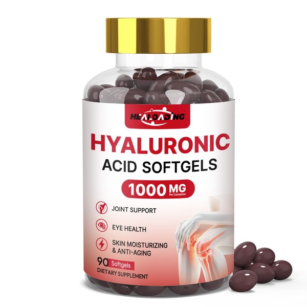 HEALOADING Hyaluronic Acid Supplements 1000mg Softgels: Joint Supplements for Men