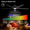 ocioc 52 inch Ceiling Fans with Lights, Large Air Volume