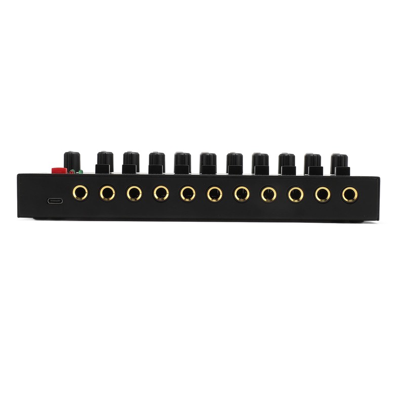 10 Channel Sound Mixer Independent Volume Control Knob Professional Multichannel