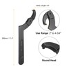 sourcing map C Hook Spanner Wrench, 2 to 4-3/4 inches