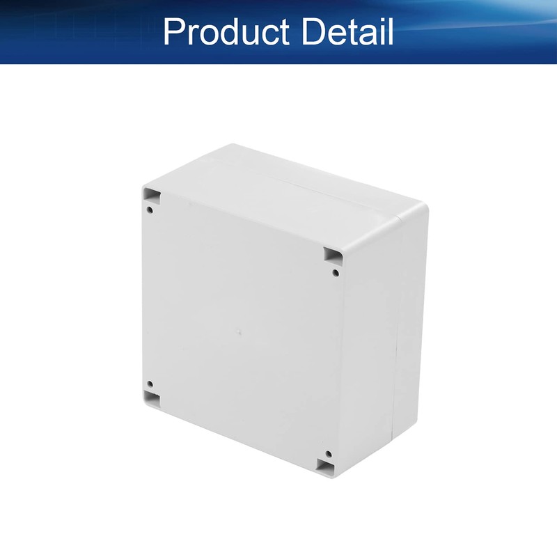 Heyiarbeit 1Pcs 160x160x90mm/6.30" x 6.30" x 3.54" ABS White Dustproof