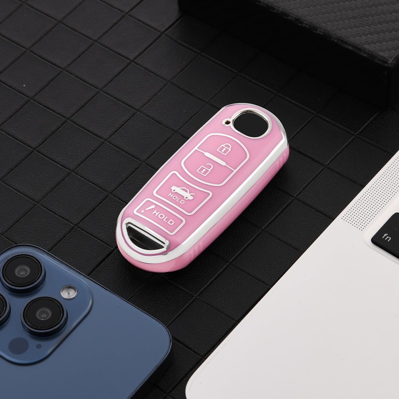 ELOHEI for Mazda Key Fob Cover Case, Compatible with Mazda