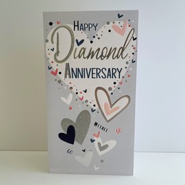 Jonny Javelin Happy Diamond Anniversary Card 60 Years