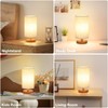 Fenmzee Small Table Lamp for Bedroom - Inline Control, Bedside