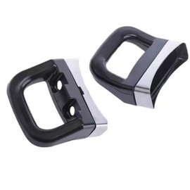 TSUOUKL Pack of 2 Universal Metal Pot Handles Side Handles for Pressure Cooker and Cookware - Black, Replacement Handles for Pans and Pots, Ideal for Kitchen and Household