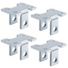eoere 4 PCS 4 Hole Bolt on Rear Trailer Leaf