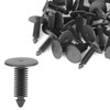 X AUTOHAUX 30pcs 8mm Hole Dia Plastic Bolt Rivets Bumper