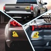 KHGUZ New Driver Car Magnet Sticker, 3PCS Cute Duck Reflective