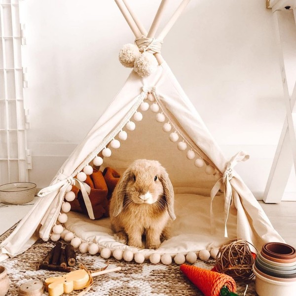 MINICAMP Rabbit Hideaway - Cozy Small Dog Bed - Stylish