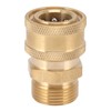 2Pcs Pure Copper M22 High Pressure Washer Fitting Adapter 3/8