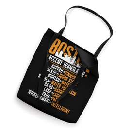 Boston Accent Translator Wicked Smaht Bostonians Tote Bag
