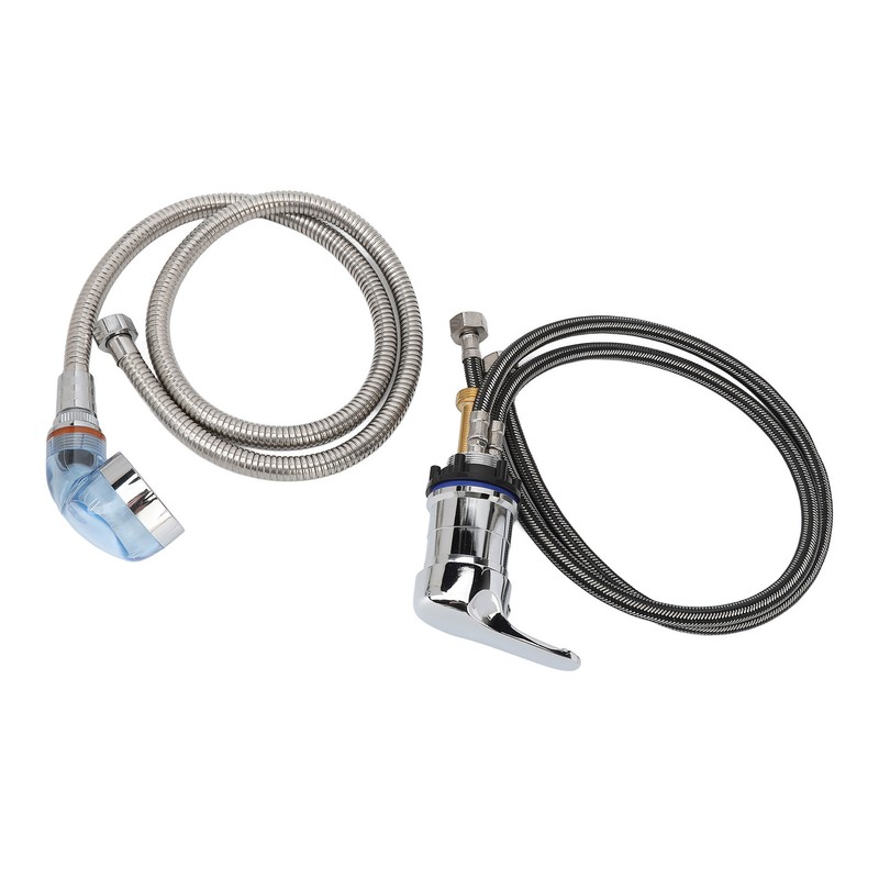 Shampoo Bowl Faucet 70cm Pipe 120cm Soft Hose Shampoo Bed