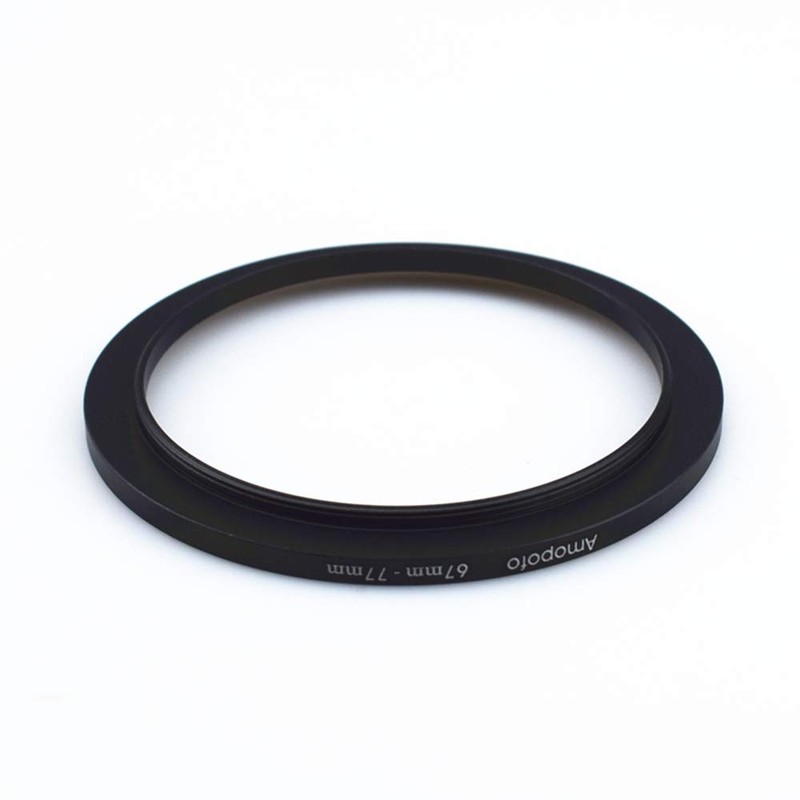 67 mm to 77 mm metal filter ring, 67-77 mm