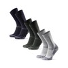 DANISH ENDURANCE Calcetines de senderismo, calcetines de lana merino antiampollas,
